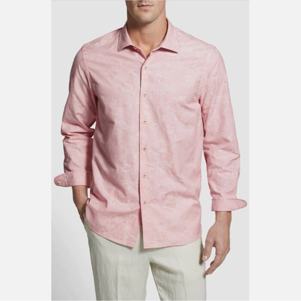 Tommy Bahama Jacquard Sports Shirt